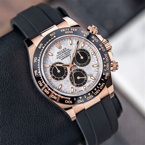 rolex daytona kautschuk rose|rose gold daytona chronograph.